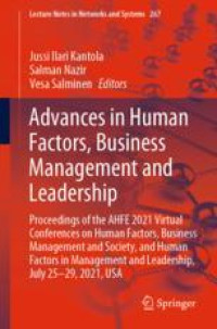 Advances in Human Factors, Business Management and Leadership