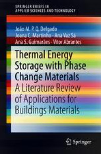 Thermal Energy Storage with Phase Change Materials