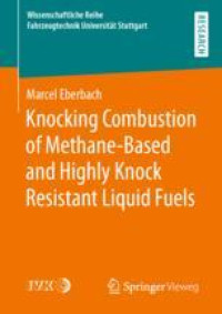 Knocking Combustion of Methane-Based and Highly Knock Resistant Liquid Fuels