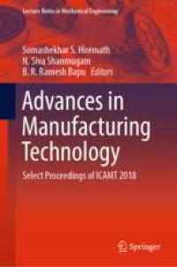 Advances in Manufacturing Technology