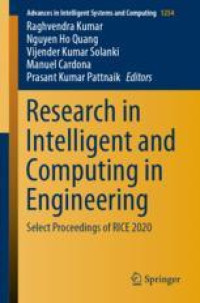 Research in Intelligent and Computing in Engineering