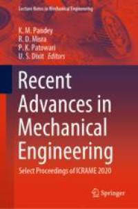 Recent Advances in Mechanical Engineering