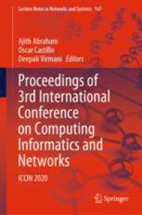 Proceedings of 3rd International Conference on Computing Informatics and Networks