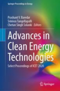 Advances in Clean Energy Technologies