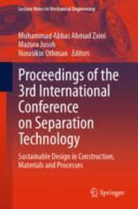 Proceedings of the 3rd International Conference on Separation Technology