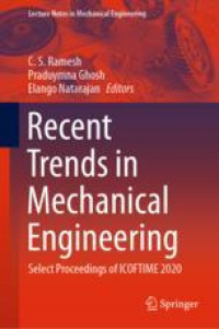 Recent Trends in Mechanical Engineering