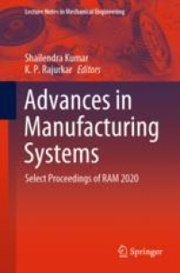 Advances in Manufacturing Systems