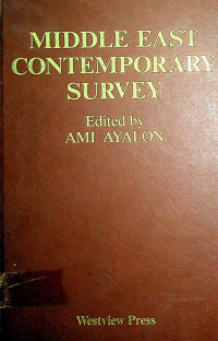 MIDDLE EAST CONTEMPORARY SURVEY