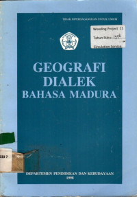 GEOGRAFI DIALEK BAHASA MADURA