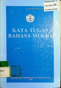 KATA TUGAS BAHASA WOLIO