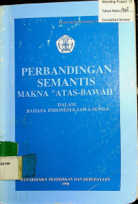 PERBANDINGAN SEMANTIS MAKNA 