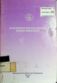 ALIH AKSARA DAN ALIH BAHASA KIDUNG WARGASARI