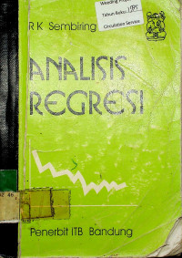 ANALISIS REGRESI