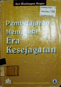 Pembelajaran Memasuki Era Kesejagatan