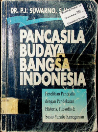 PANCASILA BUDAYA BANGSA INDONESIA