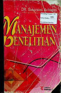 MANAJEMEN PENELITIAN