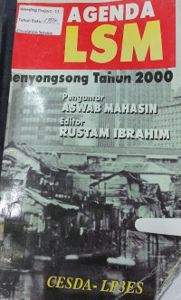 AGENDA LSM MENYONGSONG TAHUN 2000