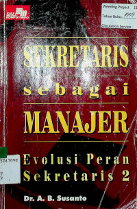 SEKRETARIS sebagai MANAJER: Evolusi Peran Sekretaris 2