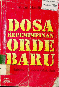 Dosa kepemimpinan orde baru