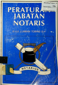 PERATURAN JABATAN NOTARIS