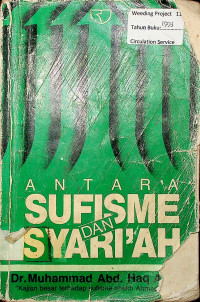 Antara sufisme dan syari'ah