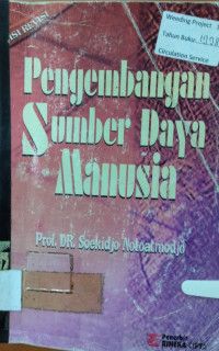 Pengembangan Sumber Daya Manusia, EDISI REVISI