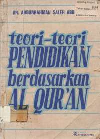 teori-teori PENDIDIKAn berdasarkan AL-QUR’AN