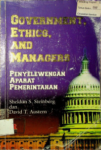 Government ethics managers: Penyelewengan aparat pemerintahan