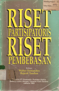 RISET PARTISIPATORIS  RISET PEMBEBASAN