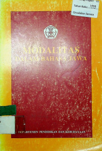 MODALITAS DALAM BAHASA JAWA