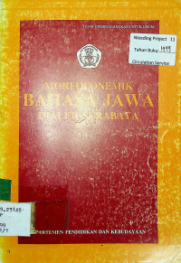 MORFOFONEMIK BAHASA JAWA DIALEK SURABAYA