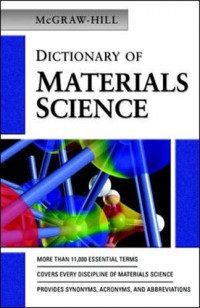 DICTIONARY OF MATERIALS SCIENCE