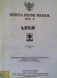 BERITA RESMI MEREK SERI- B No. 387/X/B-2004