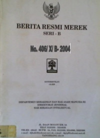 BERITA RESMI MEREK SERI- B No. 406/X/B-2004