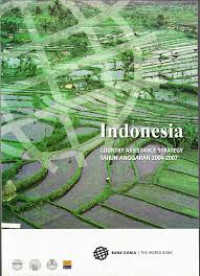 Indonesia COUNTRY ASSISTANCE STRATEGY TAHUN ANGGARAN 2004-2007