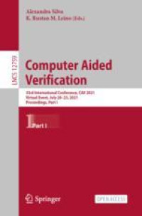 Computer Aided Verification: 33rd International Conference, CAV 2021, Virtual Event, July 20–23, 2021, Proceedings, Part I