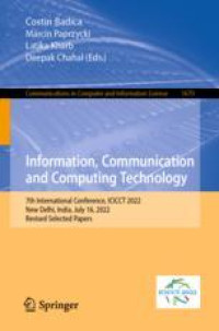 Computer communications networks: 7th International Conference, ICICCT 2022, New Delhi, India, July 16, 2022, Revised Selected Papers