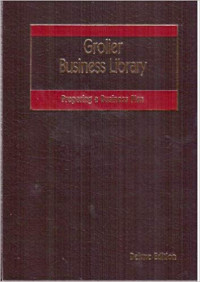 Grolier Business Library: Preparing a Business Plan, Deluxe Edition