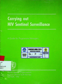 Carrying out HIV Sentinel Surveillance : A Guide for Programme Managers