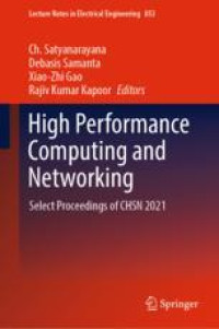 High Performance Computing and Networking: Select Proceedings of CHSN 2021