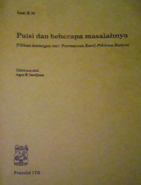 Puisi dan beberapa masalahnya: Pilihan Karangan dari Pertemuan Kecil Pikiran Rakyat