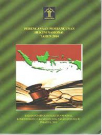 PERENCANAAN PEMBANGUNAN HUKUM NASIONAL TAHUN 2014