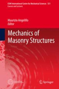 Mechanics of Masonry Structures