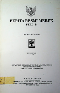 BERITA RESMI MEREK SERI- B No. 467/X/B-2004