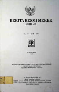 BERITA RESMI MEREK SERI- B No. 477/X/B-2004