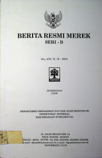 BERITA RESMI MEREK SERI- B No. 478/X/B-2004