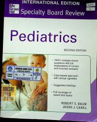 McGraw-Hill Specialty Board Review Pediatrics Second Edition