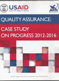 Quality assurance: Case study on progress 2012-2016