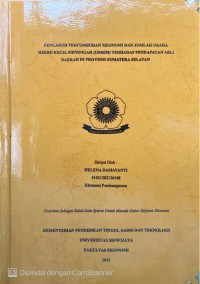 PENGARUH PERTUMBUHAN EKONOMI DAN JUMLAH USAHA MIKRO KECIL MENENEGAH TERHADAP PENDAPATAN ASLI DAERAH DI PROVINSI SUMATERA SELATAN