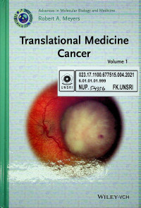 Translational Medicine Cancer, Volume 1